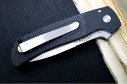 Pro Tech Terzuloa ATCF Auto - Black Aluminum & Textured Black G-10 Handle / 3D Titanium Clip / Stonewash Drop Point Blade / CPM-Magnacut Steel BT2714 -Pro-Tech Knives Shop IMG 5694