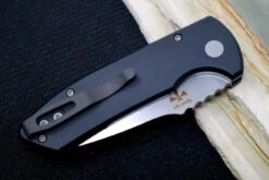 Pro Tech SBR Auto - Black Textured (Knurled) Aluminum Handle / Black Blade / Blasted Hardware LG405 8 Pro Tech SBR Auto - Black Textured (Knurled) Aluminum Handle / Black Blade / Blasted Hardware LG405 -Pro-Tech Knives Shop IMG 6490