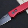 Pro Tech Runt Auto - Red Aluminum Handle / Black Wharncliffe Blade / Magnacut Steel R5303-RED