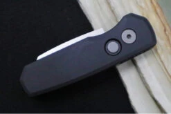 Pro Tech Runt Auto - Black Aluminum Handle / Stonewashed Reverse Tanto Blade / Magnacut Steel R5401 5 Pro Tech Runt Auto - Black Aluminum Handle / Stonewashed Reverse Tanto Blade / Magnacut Steel R5401 -Pro-Tech Knives Shop IMG 8751
