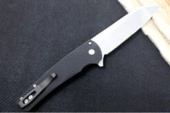 Pro Tech Malibu - Reverse Tanto / Mirror-Polished Blade / Black Textured Aluminum Handle 5208 -Pro-Tech Knives Shop IMG 9742