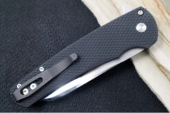 Pro Tech Malibu - Reverse Tanto / Mirror-Polished Blade / Black Textured Aluminum Handle 5208 -Pro-Tech Knives Shop IMG 9745