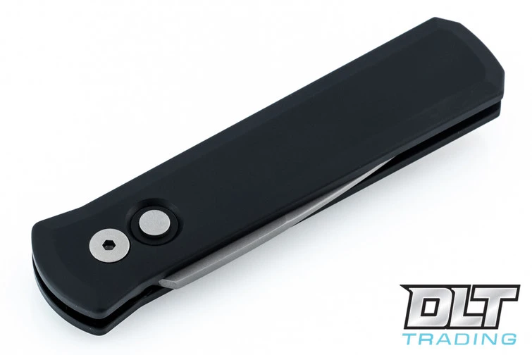 Pro-Tech Godson - Black Handle - Bead Blasted Blade 5 Pro-Tech Godson - Black Handle - Bead Blasted Blade - Image 5