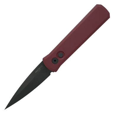 Pro-Tech Godson - Red Aluminum / Black 154CM - 721-RED 1 Pro-Tech Godson - Red Aluminum / Black 154CM - 721-RED