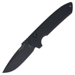 Protech Rockeye, Black Aluminum / Black DLC CPM D2 - LG303D2