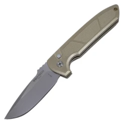 Pro-Tech Rockeye, Knurled Bronze Aluminum Handle / Stonewash CPM S35VN - LG311
