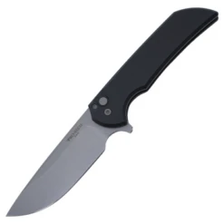 Pro-Tech Mordax, Black Aluminum / Stonewash CPM Magnacut - MX101