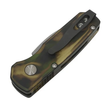 Pro-Tech Runt 5 Wharncliffe - REC Exclusive Woodland Camo / Stonewash CPM-MagnaCut 2 Pro-Tech Runt 5 Wharncliffe - REC Exclusive Woodland Camo / Stonewash CPM-MagnaCut - Image 2