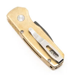 Pro-Tech Runt 5 Wharncliffe Limited Edition - Bronze Alu / Vegas Forge Damascus - R5112-D