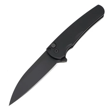 Pro-Tech Malibu Wharncliffe - Black Aluminum / DLC CPM-20CV - 5103 1 Pro-Tech Malibu Wharncliffe - Black Aluminum / DLC CPM-20CV - 5103