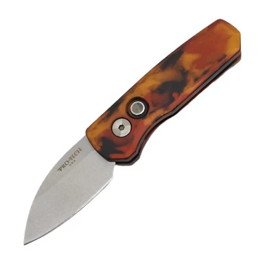 Pro-Tech Runt 5 Wharncliffe, Del Fuego / Stonewash Magnacut - R5301-DFMAG 1 Pro-Tech Runt 5 Wharncliffe, Del Fuego / Stonewash Magnacut - R5301-DFMAG