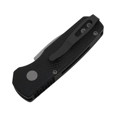 Pro-Tech Runt 5 Wharncliffe - Black Textured Aluminum / Stonewash CPM-MagnaCut - R5305MAG 2 Pro-Tech Runt 5 Wharncliffe - Black Textured Aluminum / Stonewash CPM-MagnaCut - R5305MAG - Image 2