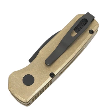 Pro-Tech Runt 5 Wharncliffe - Bronze Alu / DLC CPM- 20CV - R5112 2 Pro-Tech Runt 5 Wharncliffe - Bronze Alu / DLC CPM- 20CV - R5112 - Image 2