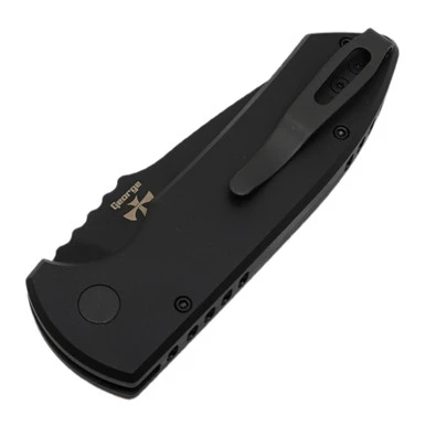 Pro-Tech SBR - Knurled Black Aluminum / DLC CPM-S35VN - LG407 2 Pro-Tech SBR - Knurled Black Aluminum / DLC CPM-S35VN - LG407 - Image 2