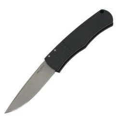 Protech / Whiskers Magic, Black Aluminum / Stonewash 154CM - BR-1.3