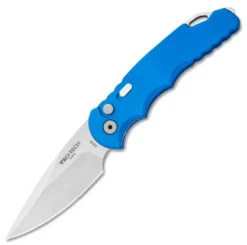 Pro-Tech TR-5 - Blue Aluminum / Stonewash CPM-S35VN - T501-BLUE