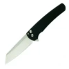 Pro-Tech Malibu Reverse Tanto - Black Handle / Stonewash CPM-20CV - 5201
