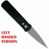 Pro-Tech Godson LEFTY - Black Aluminum / Bead Blast 154CM - 720-LH
