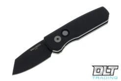 Pro-Tech Runt 5 - Black Handle - Black Reverse Tanto Blade
