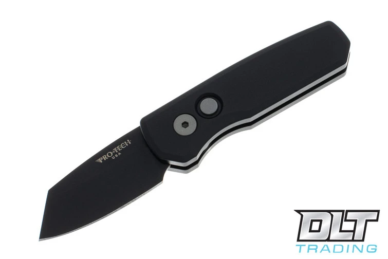 Pro-Tech Runt 5 - Black Handle - Black Reverse Tanto Blade 1 Pro-Tech Runt 5 - Black Handle - Black Reverse Tanto Blade
