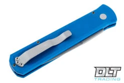 Pro-Tech Godfather - Blue Handle - Bead Blasted Blade -Pro-Tech Knives Shop pro tech knives 1111029 87841.1605121777
