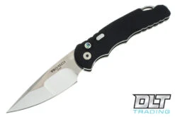 Pro-Tech TR-5 - Black Handle - Hand Ground Compound Blade - Mirror Polished