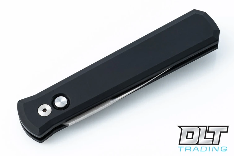 Pro-Tech Godfather - Black Handle - Satin Blade 3 Pro-Tech Godfather - Black Handle - Satin Blade - Image 3