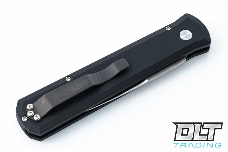 Pro-Tech Godfather - Black Handle - Satin Blade 4 Pro-Tech Godfather - Black Handle - Satin Blade - Image 4