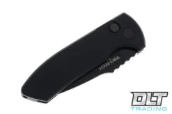 Pro-Tech SBR - Black Handle - Black Blade - Left Handed -Pro-Tech Knives Shop pro tech knives 321239 73552.1647900422