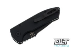 Pro-Tech SBR - Black Handle - Black Blade - Left Handed -Pro-Tech Knives Shop pro tech knives 321240 20268.1647900422