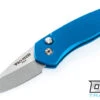 Pro-Tech Sprint - Blue Handle - Stonewashed Blade