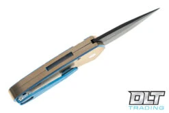 Pro-Tech Sprint - Blue & Bronze Anodized Titanium - DLC Blade -Pro-Tech Knives Shop pro tech knives 729233 17048.1659133105