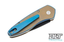 Pro-Tech Sprint - Blue & Bronze Anodized Titanium - DLC Blade -Pro-Tech Knives Shop pro tech knives 729235 00508.1659133105