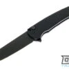 Pro-Tech Malibu Reverse Tanto - Black Handle - Black DLC M390 Blade