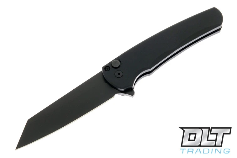 Pro-Tech Malibu Reverse Tanto - Black Handle - Black DLC M390 Blade 1 Pro-Tech Malibu Reverse Tanto - Black Handle - Black DLC M390 Blade