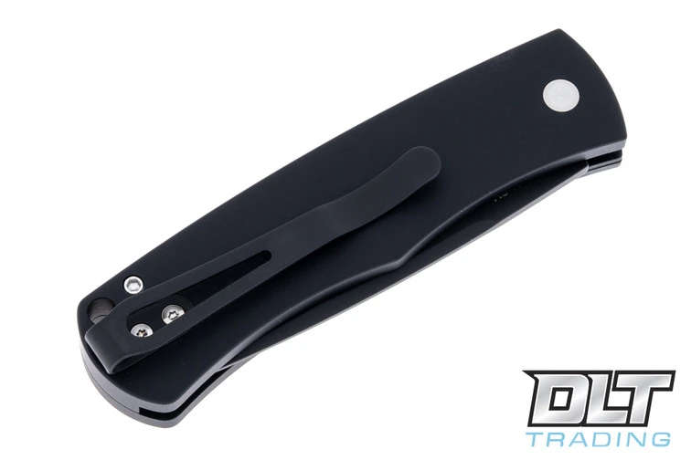 Pro-Tech BR-1 Bolster Release - Black Handle - Ivory Micarta Inlay - Black Blade 5 Pro-Tech BR-1 Bolster Release - Black Handle - Ivory Micarta Inlay - Black Blade - Image 5