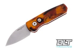 Pro-Tech Runt 5 - Del Fuego Handle - Stonewashed MagnaCut Wharncliffe Blade