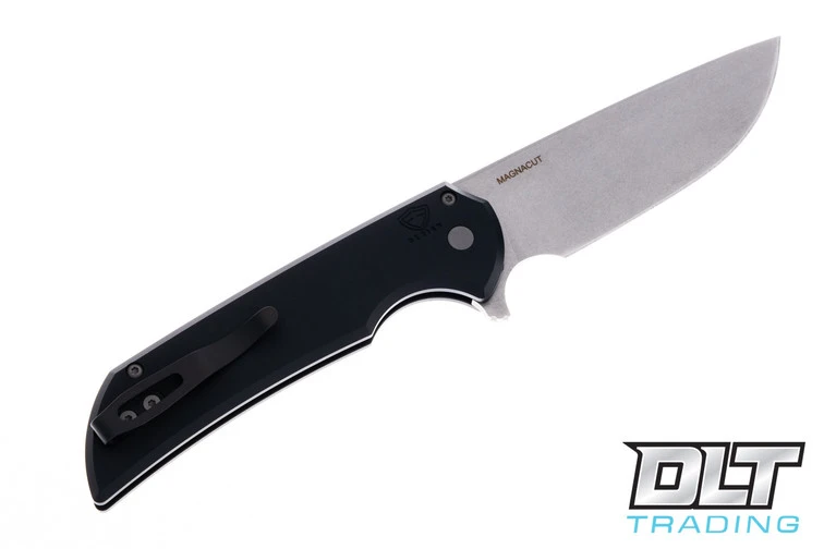 Pro-Tech Mordax - Black Handle - Stonewashed MagnaCut Blade 2 Pro-Tech Mordax - Black Handle - Stonewashed MagnaCut Blade - Image 2