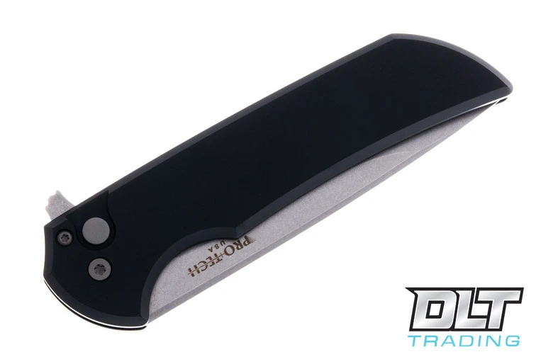 Pro-Tech Mordax - Black Handle - Stonewashed MagnaCut Blade 3 Pro-Tech Mordax - Black Handle - Stonewashed MagnaCut Blade - Image 3