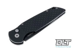 Pro-Tech TR-3 - Black Fish Scale Handle - Black Blade -Pro-Tech Knives Shop protech 1110239 32124.1668124562