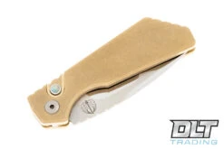 Pro-Tech Custom Strider PT+ - Bronze Handle - Compound Grind -Pro-Tech Knives Shop protech 20923007 81413.1675964023