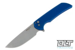 Pro-Tech Mordax - Blue Handle - Stonewashed MagnaCut Blade