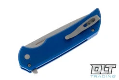 Pro-Tech Mordax - Blue Handle - Stonewashed MagnaCut Blade -Pro-Tech Knives Shop protech 20923032 25764.1675964030