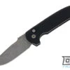 Pro-Tech Rockeye - Black Handle - Acidwashed Blade