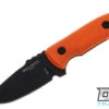 Pro-Tech SBR Fixed Blade - Orange G-10 Handle - Black Blade - Kydex Sheath