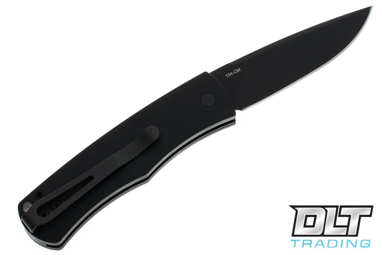 Pro-Tech Magic BR-1 Bolster Release - Black Handle - Black DLC Blade 2 Pro-Tech Magic BR-1 Bolster Release - Black Handle - Black DLC Blade - Image 2